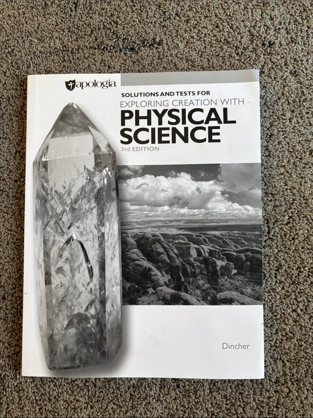 Apologia Physical Science Solutions and Tests Workbook -3rd edition homeschool